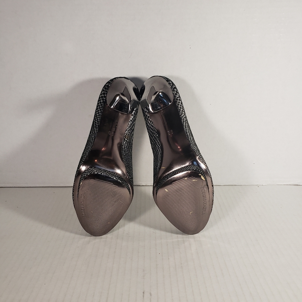 Women's BCBGMAXAZRIA 5in Snake Print Heels - Picture 6 of 6